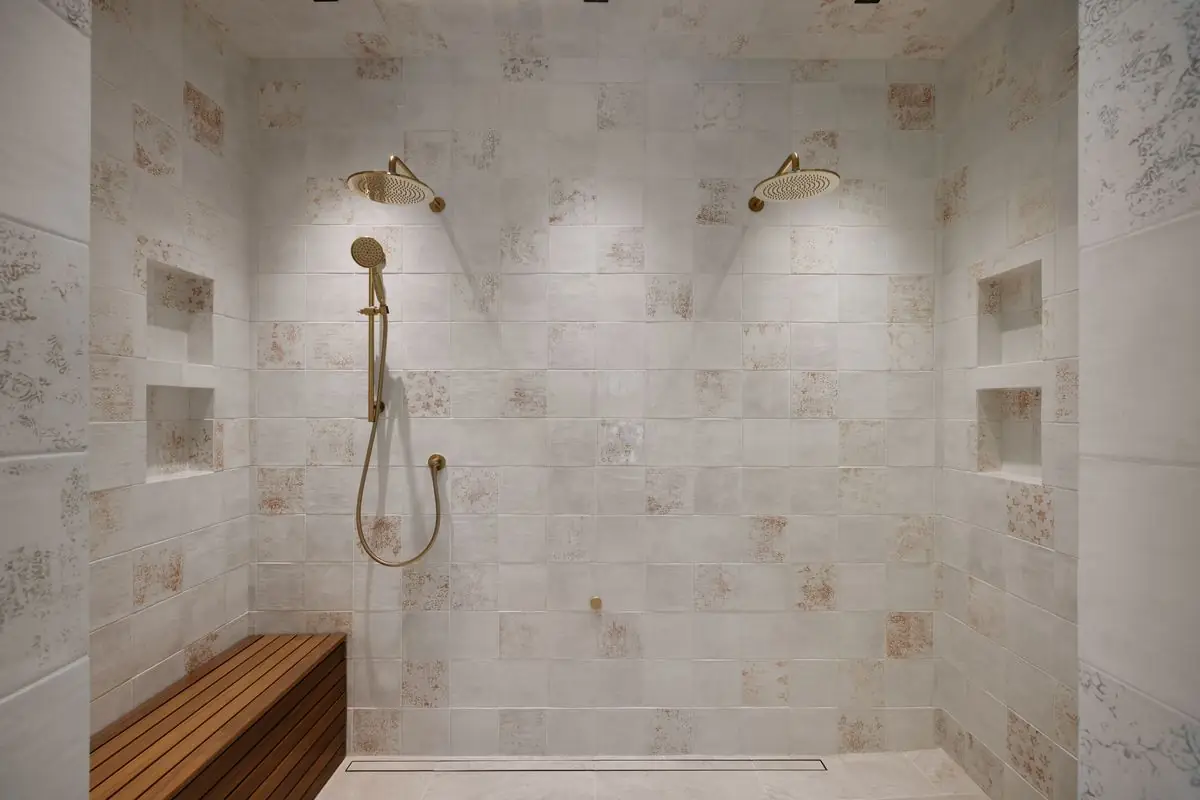 Marble shower