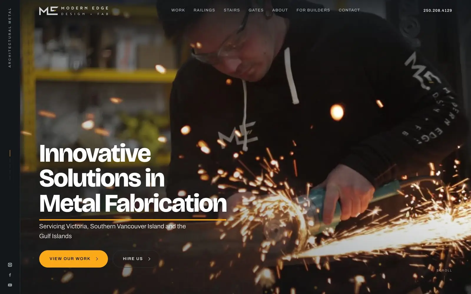 The Modern Edge redesign, in progress: home page